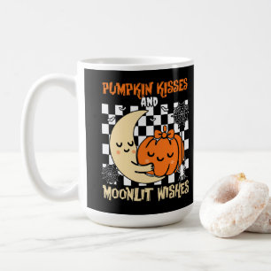 Pumpkin Kisses and Moonlit Wishes Coffee Mug