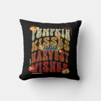 Pumpkin Kisses Harvest Wishes, Bold Retro Fall