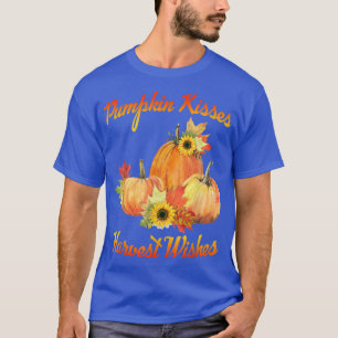 Pumpkin kisses Harvest wishes Funny Halloween Men T-Shirt
