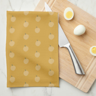 Pumpkin Kitchen Towel, Cute Pumpkin Towel, Orange Tea Towel