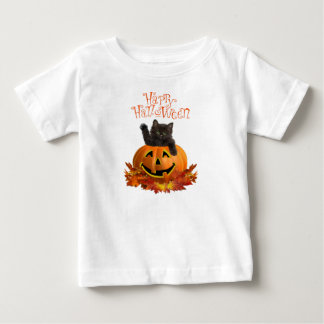 Pumpkin Kitty Baby T-Shirt