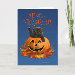 Pumpkin Kitty Card