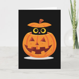 Pumpkin Kitty Card