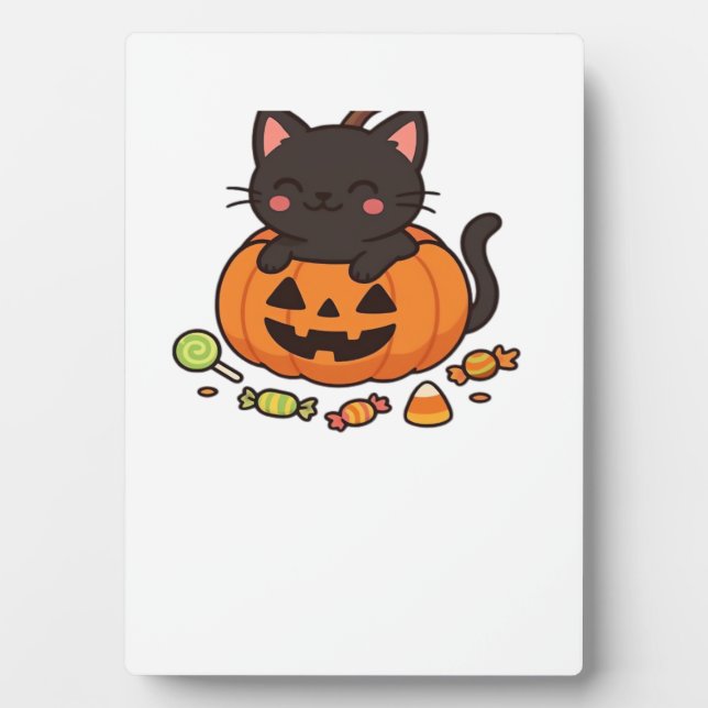 Pumpkin Kitty Parade Essential T-Shirt Plaque (Front)
