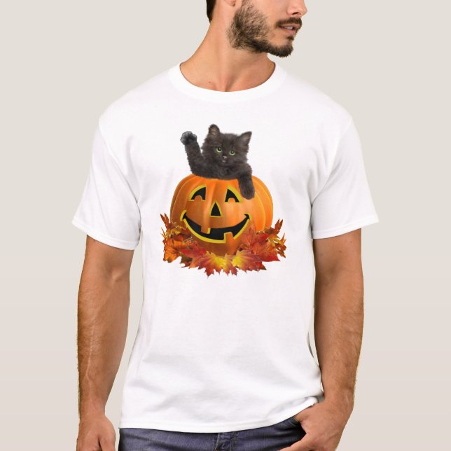 Pumpkin Kitty T-Shirt (Front)