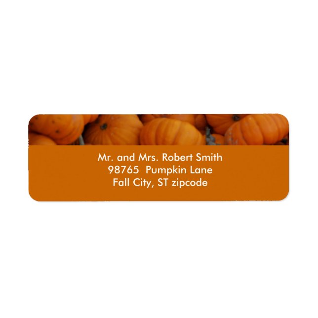 Pumpkin Label (Front)
