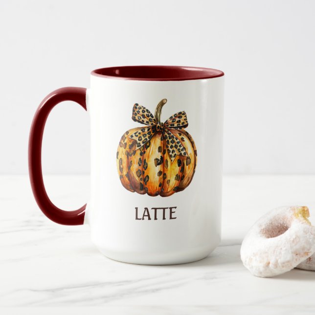 Pumpkin Latte Mug (With Donut)