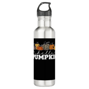 Pumpkin Leopard Fall Women Cute Autumn Season Than 710 Ml Water Bottle