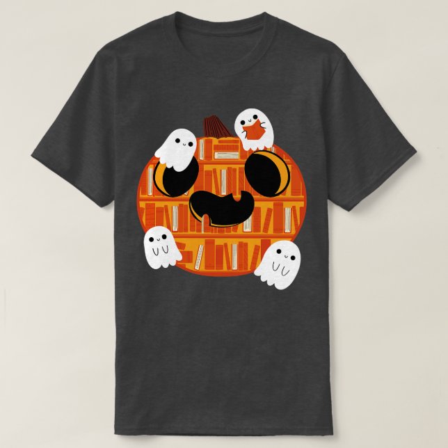 Pumpkin Library T-Shirt (Design Front)
