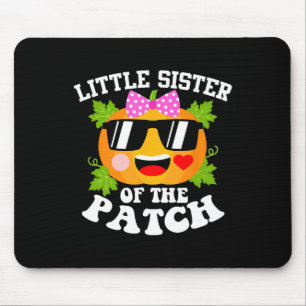 Pumpkin Little Sister Of The Patch Fun Halloween Mouse Mat