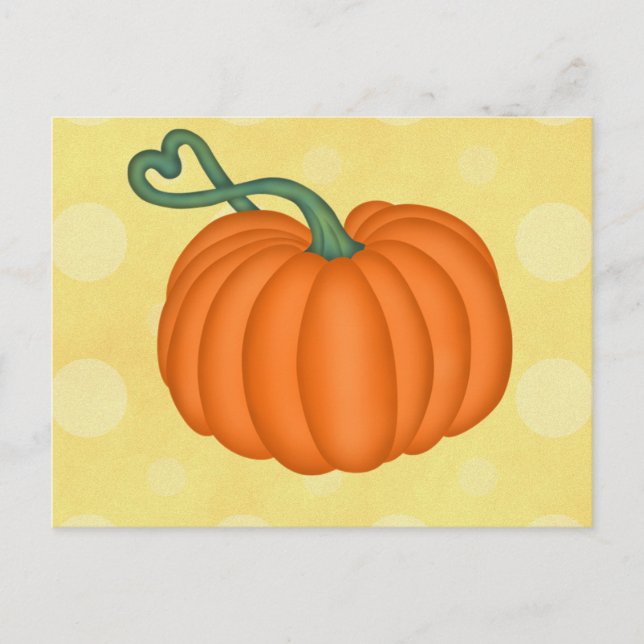 Pumpkin Love Postcard (Front)
