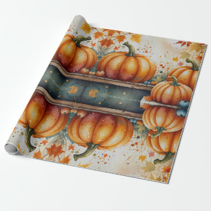 Pumpkin Lovers Wrapping Paper