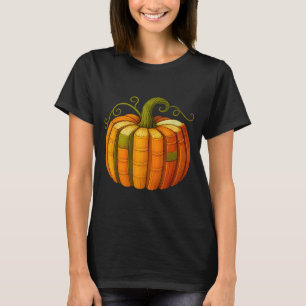 Pumpkin Made Out Of Books Tee Reading Halloween Te