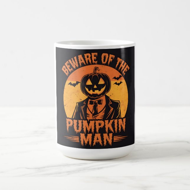 Pumpkin man coffee mug (Center)