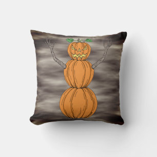 Pumpkin Man Halloween Art Cushion