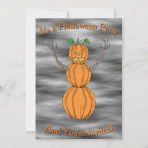 Pumpkin Man Halloween Art