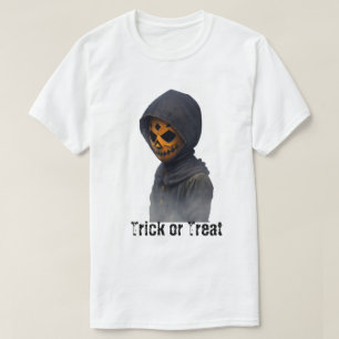 Pumpkin Mask Trick or Treat T-Shirt