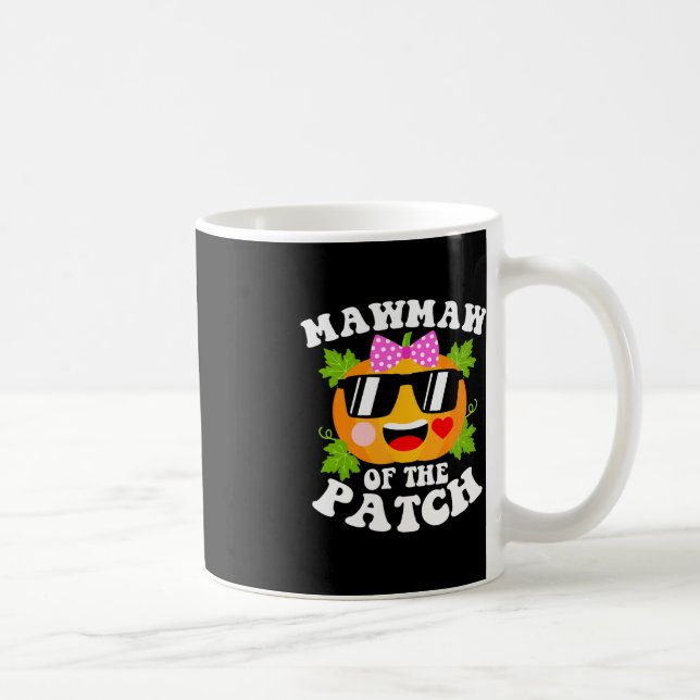 Pumpkin Mawmaw Of The Patch  Fun Halloween Family  Coffee Mug (Right)