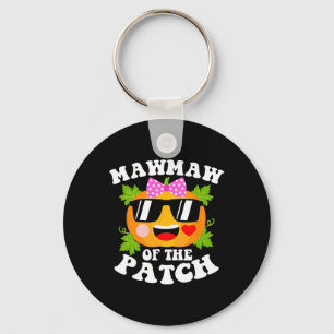Pumpkin Mawmaw Of The Patch Fun Halloween Family Key Ring