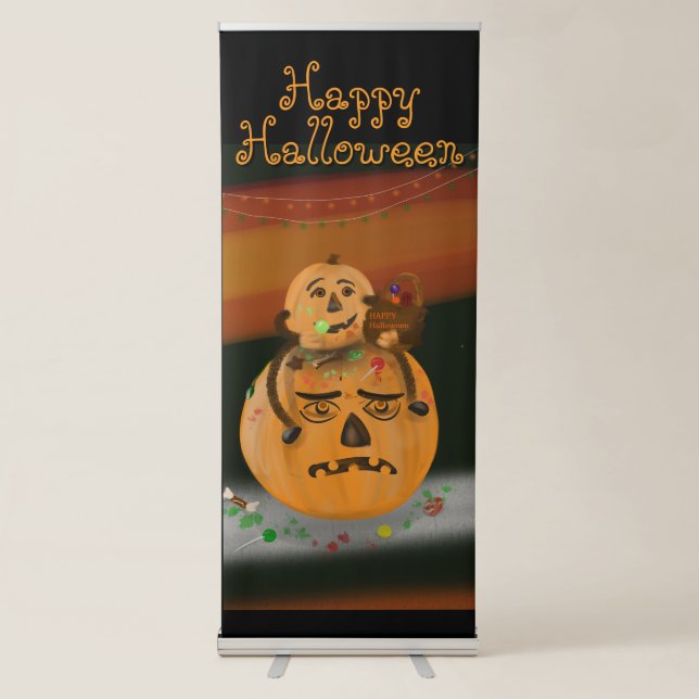 Pumpkin Mess Halloween Banner (Front)