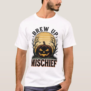 Pumpkin Mischief Shirt Vintage Halloween Graphic_1