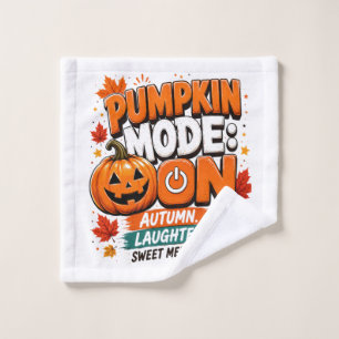 PUMPKIN MODE: ON Autumn. Laughter. Sweet Memories. Wash Cloth