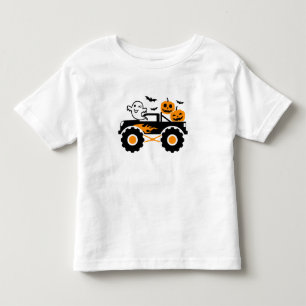 Pumpkin Monster Truck Toddler T-Shirt