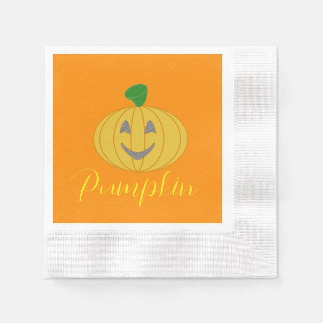 Pumpkin Napkin (Front)