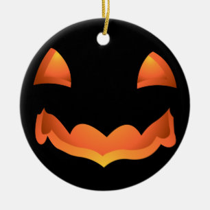 Pumpkin Napkins Personalised Halloween Napkins Ceramic Tree Decoration