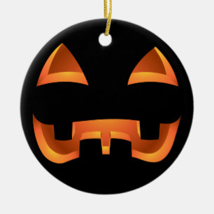 Pumpkin Napkins Personalised Halloween Napkins Ceramic Tree Decoration