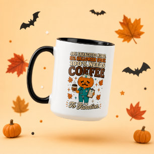 Pumpkin Nurse Halloween Spirit Coffee To Function Mug