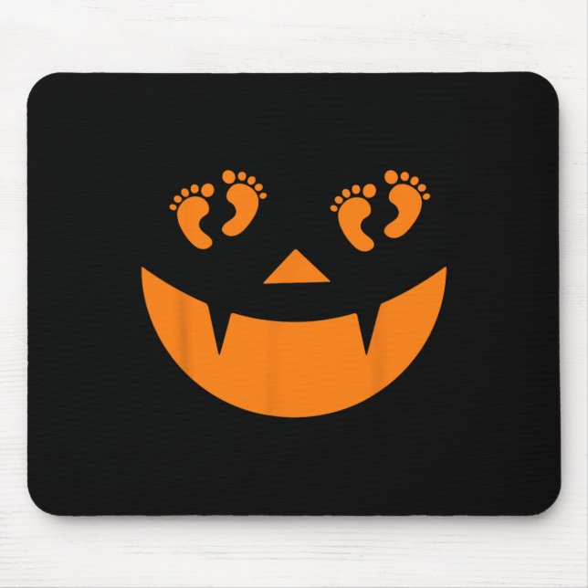 Pumpkin OB Nurse Delivery Labour Halloween Obstetr Mouse Mat (Front)