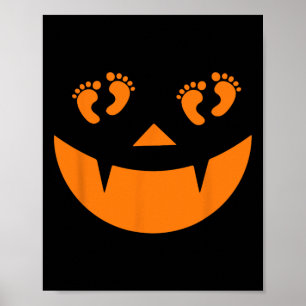 Pumpkin Ob Nurse Delivery Labour Halloween Obstetr Poster