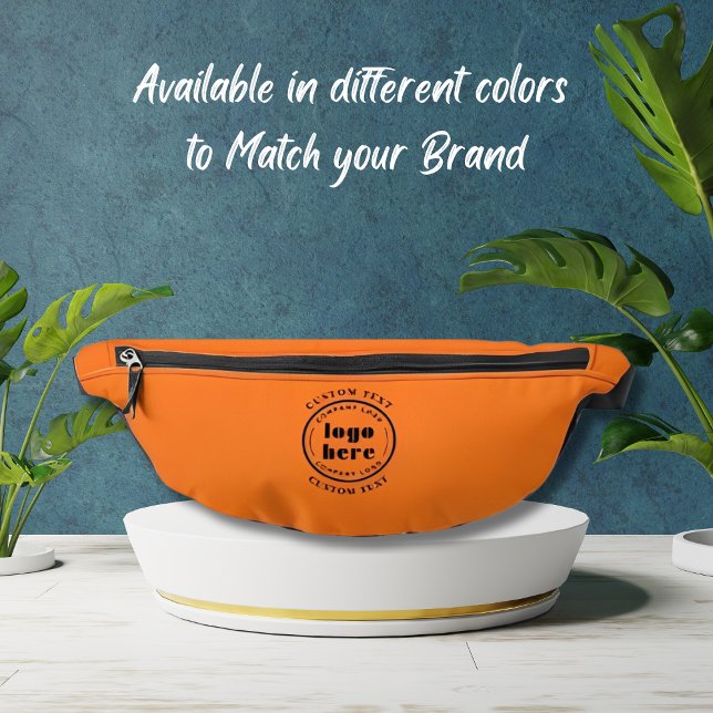 Pumpkin Orange Company Logo Business Promotional Bum Bags (Creator Uploaded)
