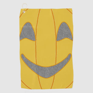 Pumpkin Orange Golf Towel