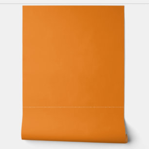 Pumpkin Orange Solid Simple Colourful  Wallpaper