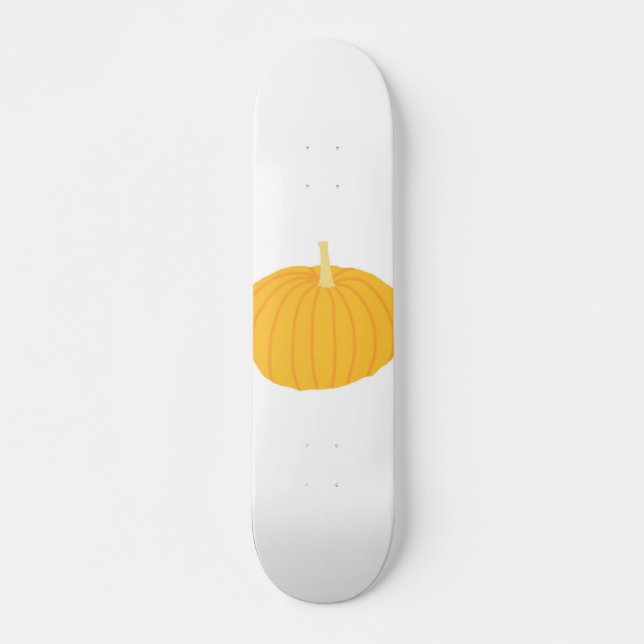 pumpkin painting art skateboard (Front)