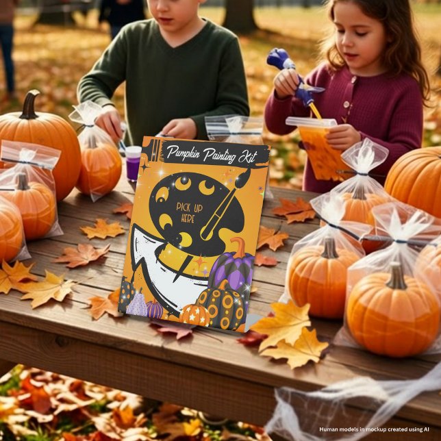 Pumpkin Painting Kit Pickup Sign (Creator Uploaded)