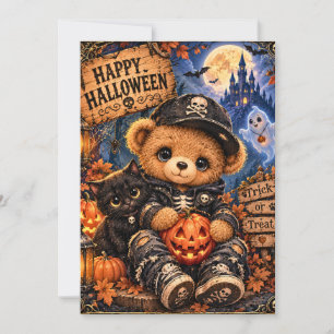 Pumpkin Pals – Cute Halloween Greeting Card