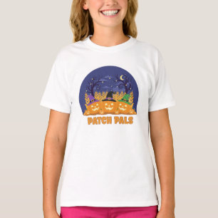 Pumpkin Pals Halloween T-Shirt – Cute Smiling Tee