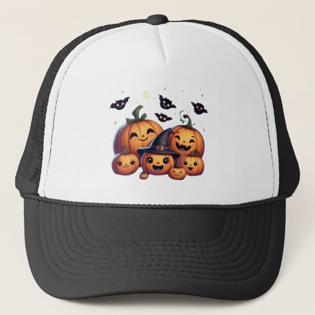 Pumpkin Pals Trucker Hat (Front)