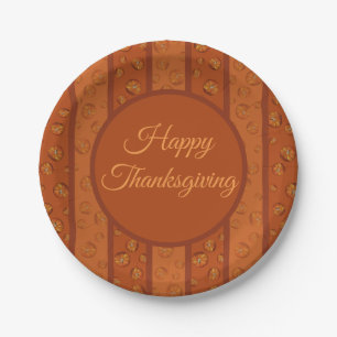 Pumpkin Paper Plate