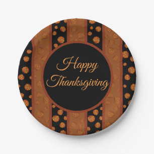 Pumpkin Paper Plate