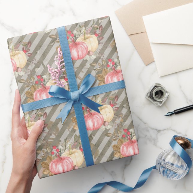 Pumpkin Paradise Thanksgiving  Wrapping Paper (Gifting)