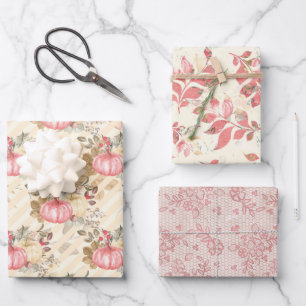 Pumpkin Paradise Thanksgiving  Wrapping Paper Sheet