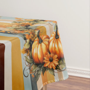 Pumpkin Party Halloween Thanksgiving Fall No4 Tablecloth