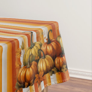 Pumpkin Party Halloween Thanksgiving Fall No5 Tablecloth