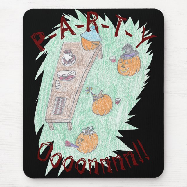 Pumpkin Party! Mouse Mat (Front)