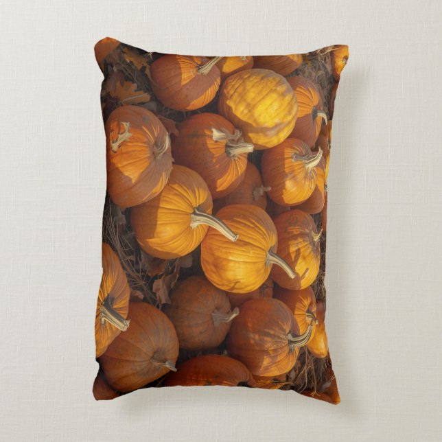 Pumpkin Patch Accent Pillow (Back(Vertical))