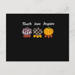 Pumpkin Patch, Autumn Fall,Halloween Postcard
